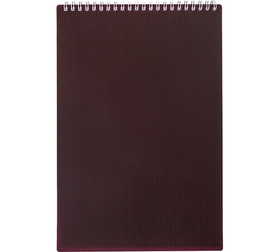 Блокнот Hatber VELVET 80 л, А4, клетка, бордо, 24 шт в упаковке 081538 1