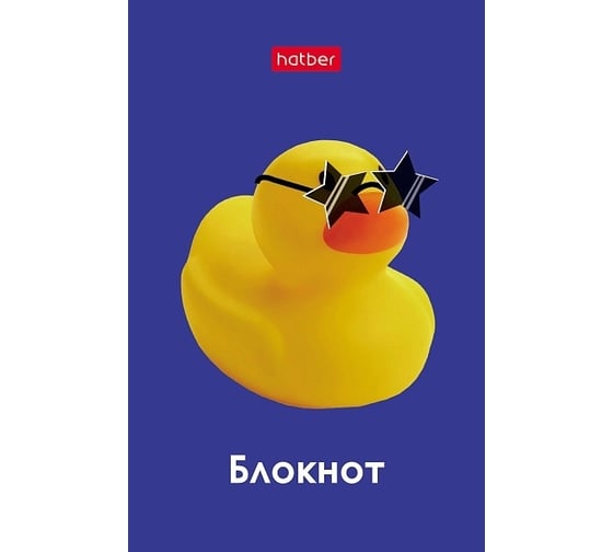 Блокнот Hatber Мы утки 48 л, А7, 65x100 мм, 3-х цветный блок клетка, обложка мелованная бумага, 100 шт в упаковке 083535