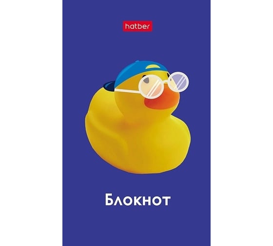 Блокнот Hatber Мы утки 48 л, А7, 65x100 мм, 3-х цветный блок клетка, обложка мелованная бумага, 100 шт в упаковке 083535
