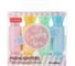 Набор текстовыделителей Hatber Candy Pastel Двухсторонний 4шт в пластик.боксе, 36шт. 070250 1
