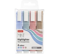 Набор текстовыделителей Hatber Mist 6 цв. клиновидный пишущий узел в пластиковом кейсе , 24шт. 082087