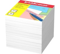 Бумага ErichKrause для заметок, 90x90x90 мм, белый 4454