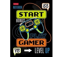 Записная книжка Hatber 48л А6 клетка твердый переплет Начать игру, 36шт. 082317