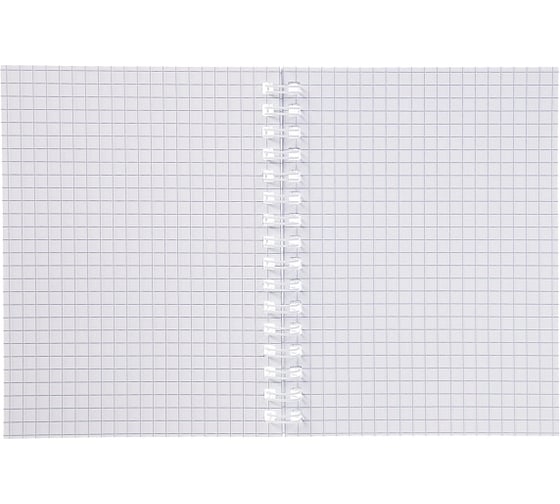 Записная книжка Hatber 80л А6 клетка CANVAS Серая, 100шт. 081652