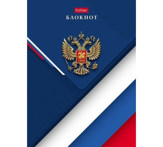 Записная книжка Hatber 64л А6 клетка/линия твердый переплет матовая ламинация Россия, 40шт. 082506