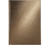 Записная книжка Hatber 80л А5 145x205мм клетка/линия твердый переплет Бумвинил METALLIC Золото, 20шт. 067474