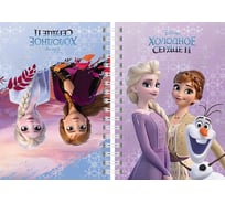Записная книжка Hatber 80л А6 с твердой обложкой двойная Холодное сердце DISNEY, 1шт. 061532