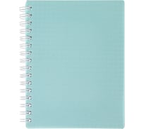 Записная книжка Hatber 80л А6 клетка CANVAS Бирюза, 100шт. 081654