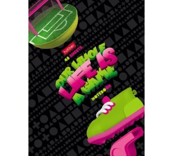 Записная книжка Hatber 48л А6 клетка твердый переплет Жизнь-игра , 36шт. 082320 1