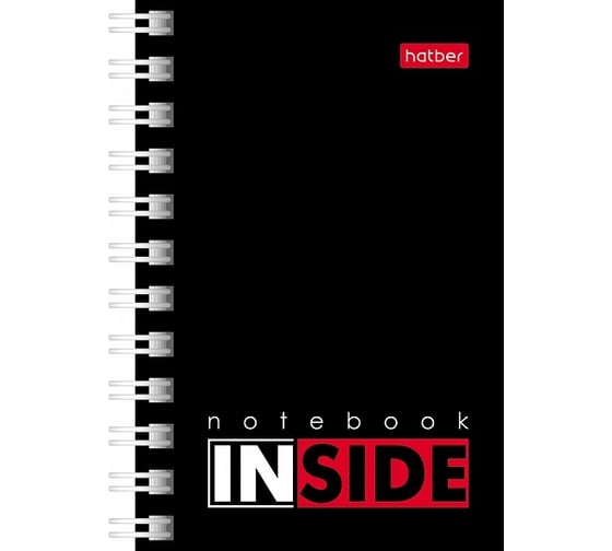 Записная книжка Hatber 40л А7ф 67x102мм клетка серия INSIDE, 144шт. 076718