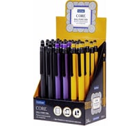 Шариковая ручка Hatber автоматическая Core Синяя 0.7мм 24шт в картонной Дисплей-витрине Ассорти, 24шт. 066444