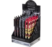 Шариковая ручка Hatber автоматическая Игра престолов Синяя 0.7мм 36шт в картонной Дисплей-витрине Game of Thrones, 36шт. 074753