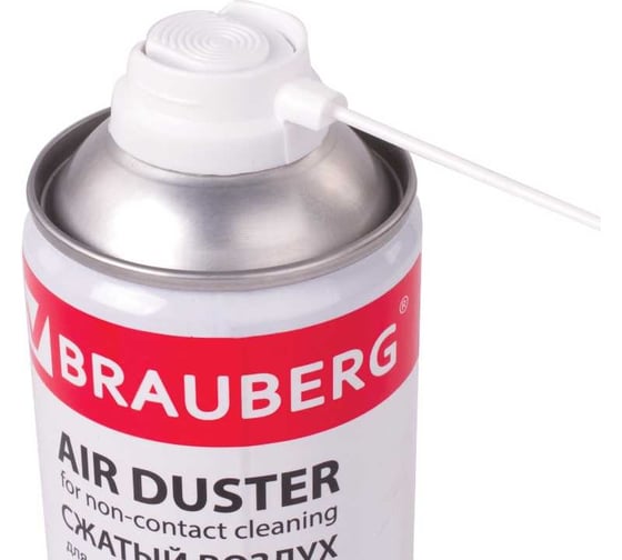 Баллон со сжатым воздухом для очистки техники BRAUBERG 520 мл 880612