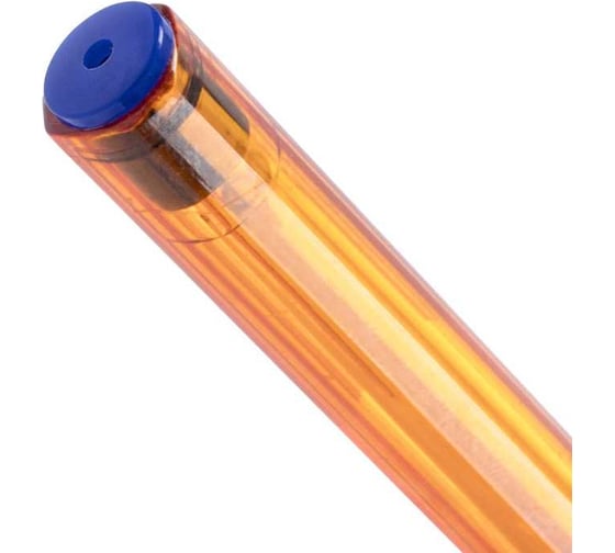 Шариковая ручка BRAUBERG extra glide gt tone orange, синяя, 12 шт., 0.35 мм 880179