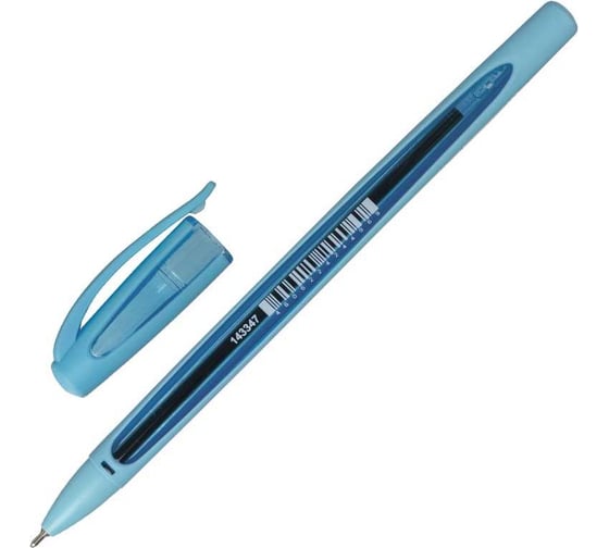 Шариковая ручка BRAUBERG bomb gt pastel, синяя, 36 штук, прорезиненный корпус, узел 0.7 мм, линия письма 0.35 мм 880412