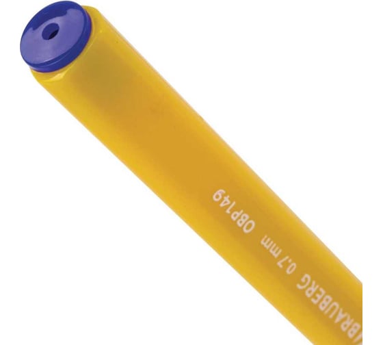 Шариковая ручка BRAUBERG extra glide orange, синяя, 12 шт., 0.35 мм 880162