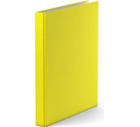 Папка-регистратор ErichKrause на 2 кольцах Неон, А4, 35 мм, желтый 39058