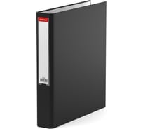 Папка-регистратор ErichKrause на 2 D-кольцах Бизнес, А4, 50 мм, черный 36098