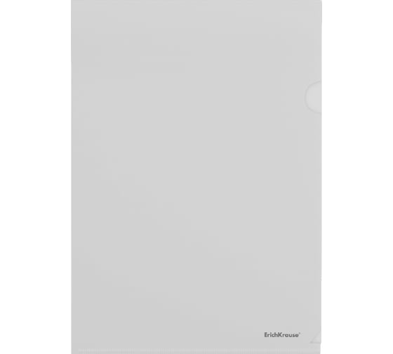 Папка-уголок ErichKrause Fizzy Clear, пластиковая, A4, прозрачный, 12 шт. в упаковке 50150