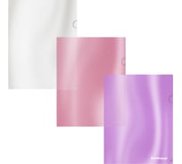 Папка-уголок ErichKrause пластиковая текстура Зеркало Карамель, A5+, полупрозрачный, ассорти 54884