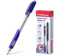 Ручка ErichKrause гелевая со стираемыми чернилами ErgoLine® Магия Льда с эргономичным хватом 0,5, цвет чернил синий 48010