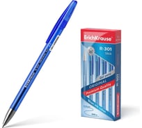 Гелевая ручка ErichKrause R-301 Gel Stick Original 0.5, цвет чернил синий, 12 шт. в упаковке 40318