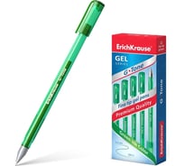 Гелевая ручка ErichKrause G-Tone Stick Original, цвет чернил зеленый, 12 шт. в упаковке 39016