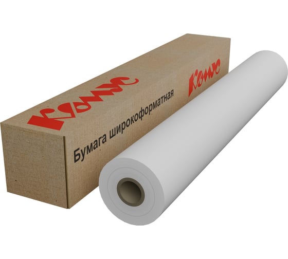Бумага широкоформатная InkJet Комус 80г 610ммх45,7м 50,8мм 163%CIE 1773247