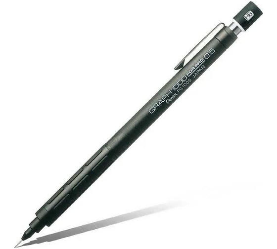 Карандаш Pentel Graph1000 forPro PG1005-A автоматический, профессиональный, 0.5 мм, черный корпус 610114