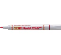 Маркер для белых досок Pentel MW85-BE 4.2 мм, пулевидный, 12 шт., красный 610118