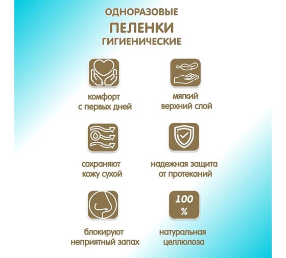 Универсальные пеленки INSEENSE 90x60 см, 80 шт. Ins9060/80