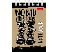 Блокнот Hatber 40 л, А7, тонированный блок без линовки серия Today vibes, 100 шт в упаковке 081131