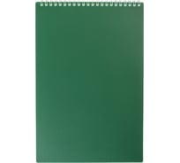 Блокнот Hatber VELVET 80 л, А4, клетка, зеленый, 24 шт в упаковке 081537