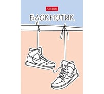 Блокнот Hatber Закрученные истории 48 л, А7, 65x100 мм, 3-х цветный блок клетка, обложка мелованная бумага, 100 шт в упаковке 083536