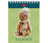 Блокнот Hatber Любимые топтыжки 40 л, А6, клетка, обложка мелованный картон, УФ-лак, 96 шт в упаковке 079619