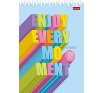 Блокнот Hatber Headline 120 л, А5, 5-ти цветный тонированный блок без линовки, обложка мелованный картон, УФ-лак, 32 шт в упаковке 072379