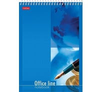 Блокнот Hatber Office Line 60 л, А5, клетка, обложка мелованный картон, УФ-лак, на спирали, 64 шт в упаковке 04824