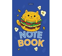 Блокнот Hatber Premium Cats-Fast food 40 л, А6, 80 г/кв.м, клетка, обложка мелованная бумага, 192 шт в упаковке 077046