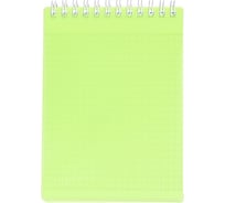 Блокнот Hatber LINE NEON 80 л, А7, клетка, зеленый, 60 шт в упаковке 081518