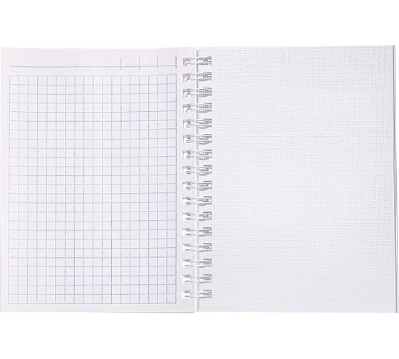 Записная книжка Hatber 80л А6 клетка Бумвинил METALLIC Белая, 120шт. 066842