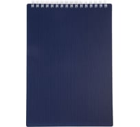 Блокнот Hatber VELVET 80 л, А5, клетка, синий, 56 шт в упаковке 081541