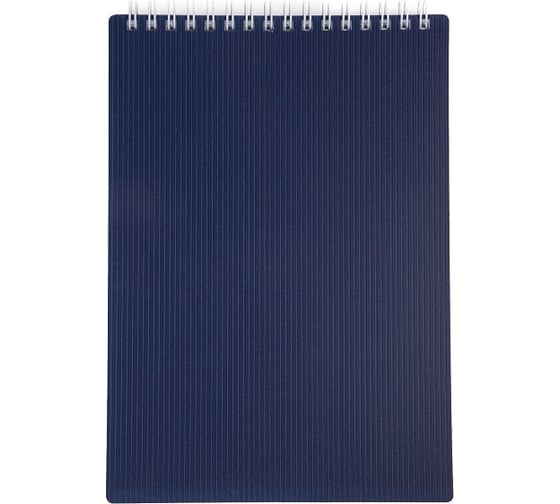 Блокнот Hatber VELVET 80 л, А5, клетка, синий, 56 шт в упаковке 081541