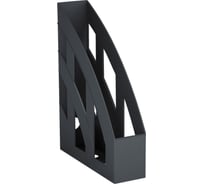 Подставка ErichKrause для бумаг вертикальная пластиковая Офис, Классика, 75 мм, черный 15119