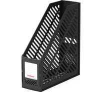 Подставка ErichKrause для бумаг вертикальная пластиковая Классика, 90 мм, черный 5016