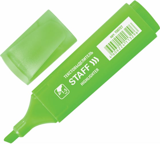 Текстовыделитель Staff Everyday Hl-728, Зеленый, линия 1-5 мм 150727