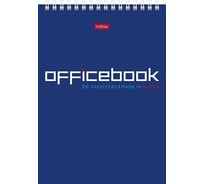 Блокнот Hatber Office Book 80 л, А5, клетка, 65 г/кв.м, обложка мелованный картон, УФ-лак, 56 шт в упаковке 076920