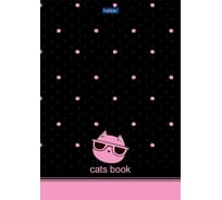 Блокнот Hatber Premium CATs 50 л, А5, 70 г/кв.м, в точечку, обложка мелованная бумага, глянцевая ламинация, 88 шт в упаковке 060403