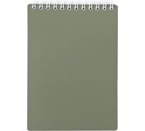 Блокнот Hatber METALLIC 80 л, А5, клетка, темно-зеленый, 56 шт в упаковке 040495