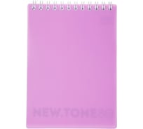 Блокнот Hatber Premium NEWtone PASTEL ПИОН 80 л, А6, клетка, бумага офсетная, 80 г/кв.м, запечатанный титульный лист, 48 шт в упаковке 065597