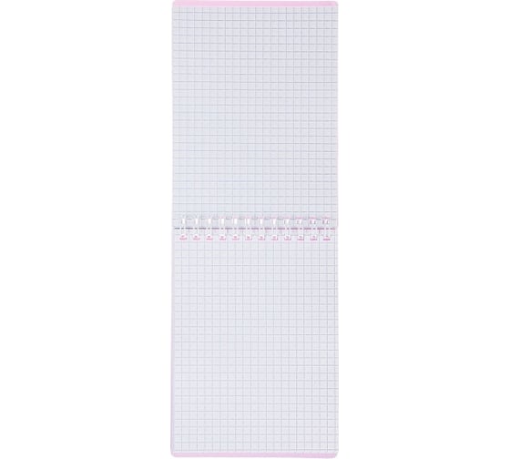 Блокнот Hatber Premium NEWtone PASTEL ПИОН 80 л, А6, клетка, бумага офсетная, 80 г/кв.м, запечатанный титульный лист, 48 шт в упаковке 065597